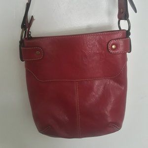Axcess Liz Claiborne red crossbody bag